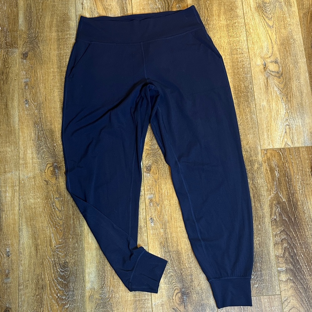 Lululemon Navy Leggings relaxed jogger style women’s size 10 - Picture 2 of 9
